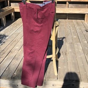 Maroon men’s casual pants